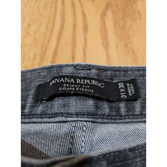 ALT Bella Swan Banana Republic Jeans Women 31 Gray High-Rise Skinny Fit Y2K - Picture 3 of 9